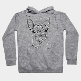 Sketchy Frenchie Hoodie